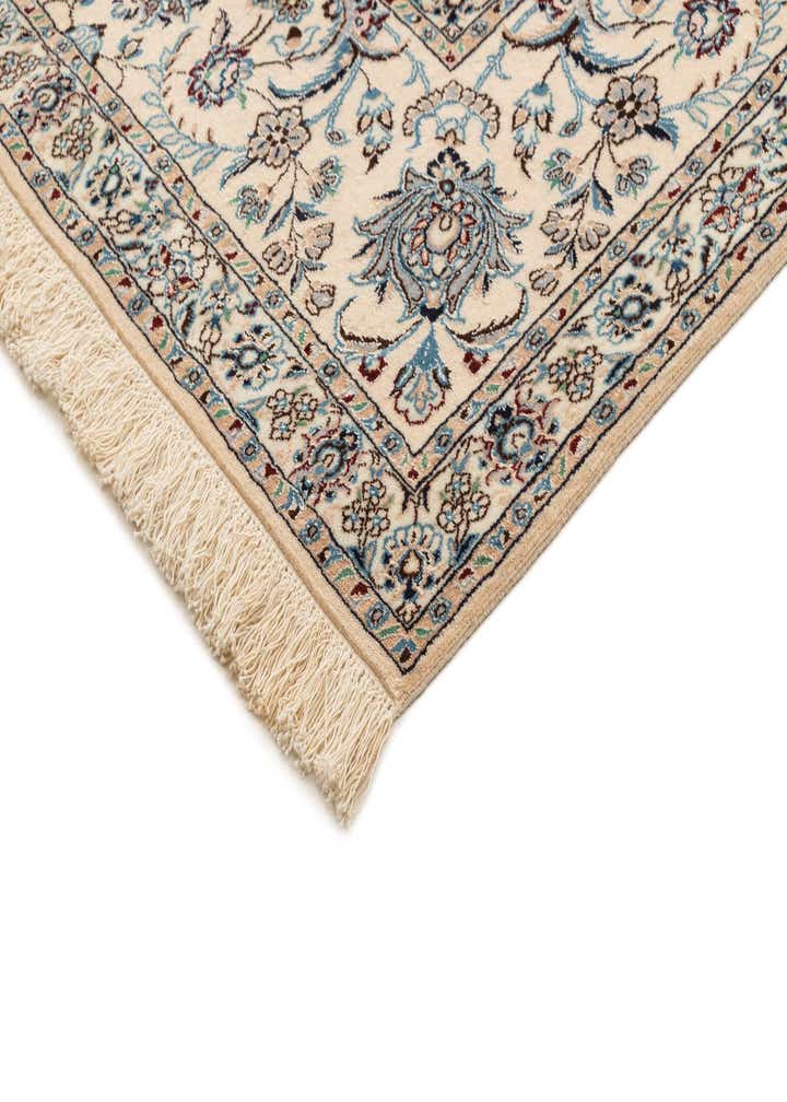 6' 9 x 6' 11 Hand Knotted Nain Rug