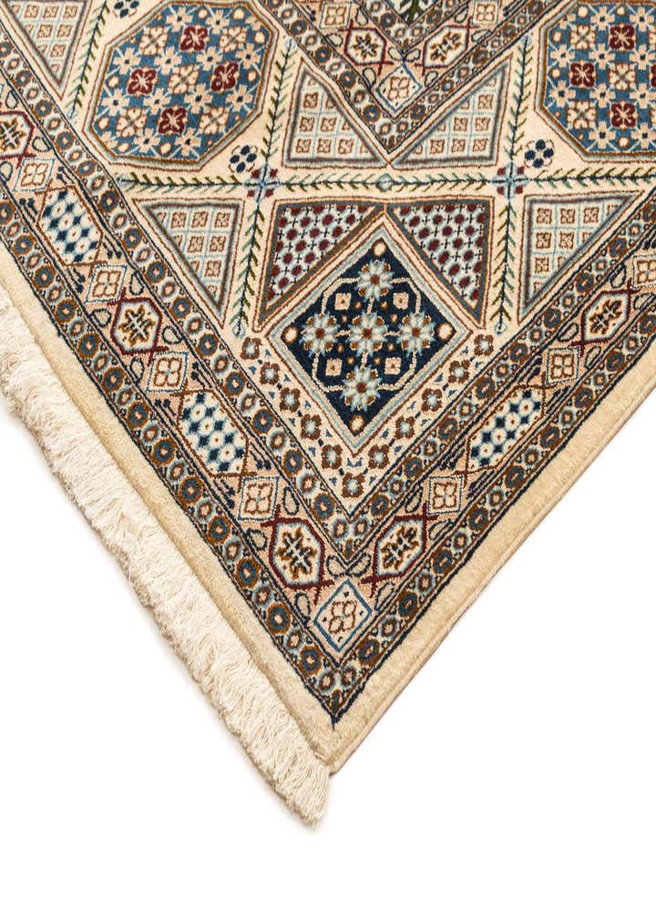 6' 11 x 11' 3 Hand Knotted Nain Rug