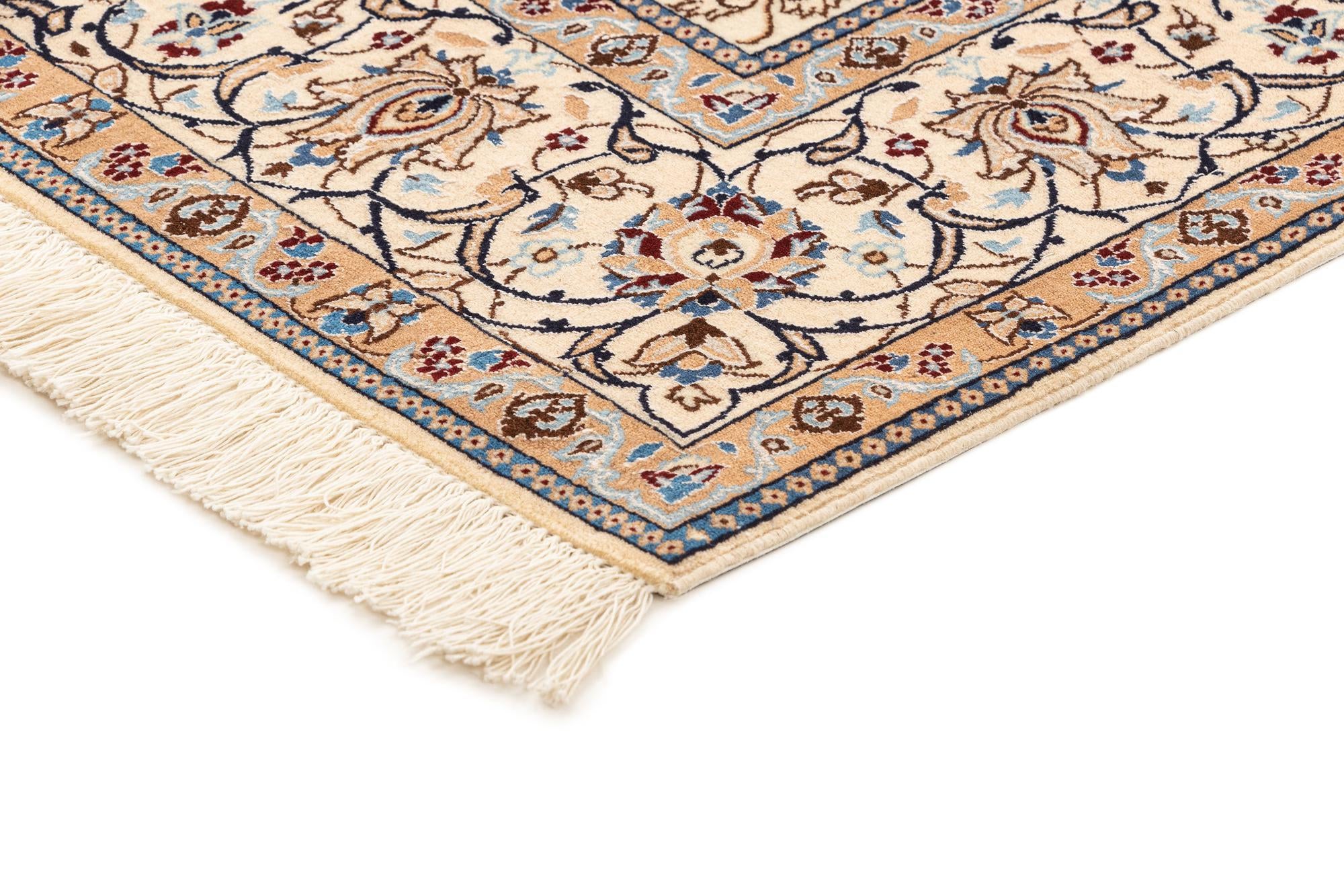 4' 3 x 7' 3 Hand Knotted Nain Rug