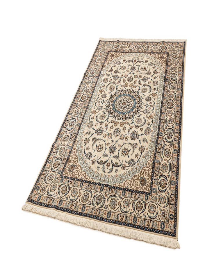 Detail image of 5' 2 x 8' 4 Hand Knotted Nain Rug