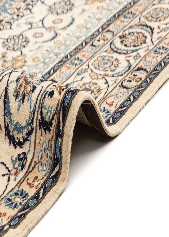 5' 2 x 8' 4 Hand Knotted Nain Rug