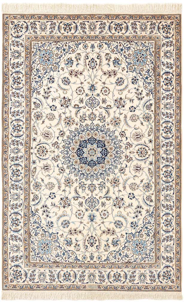 5' 1 x 7' 11 Hand Knotted Nain Rug