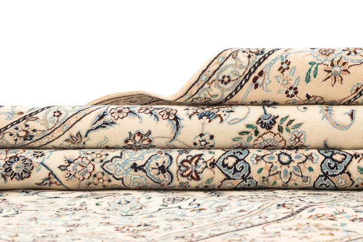 Detail image of 5' 5 x 7' 11 Hand Knotted Nain Rug