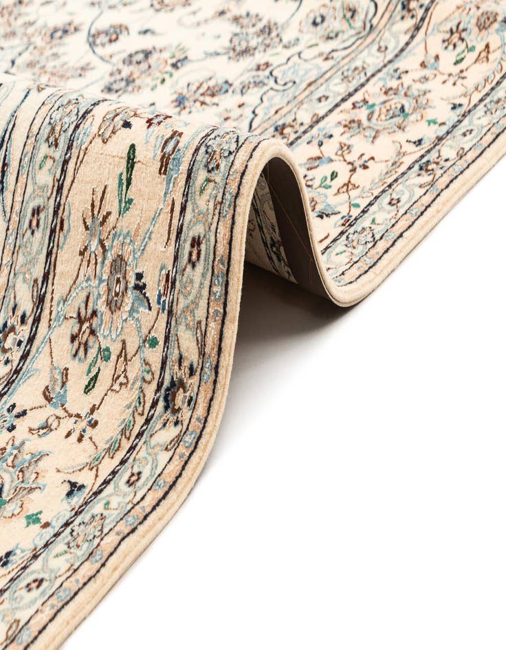 Detail image of 5' 5 x 7' 11  Hand Knotted Nain Rug