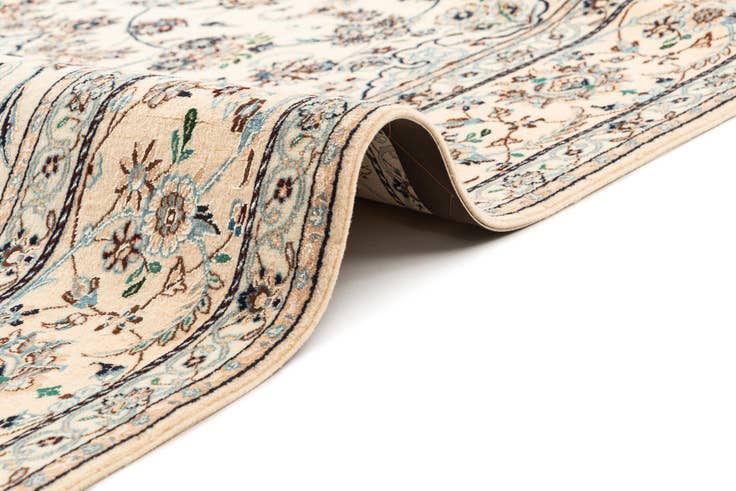 Detail image of 5' 5 x 7' 11 Hand Knotted Nain Rug