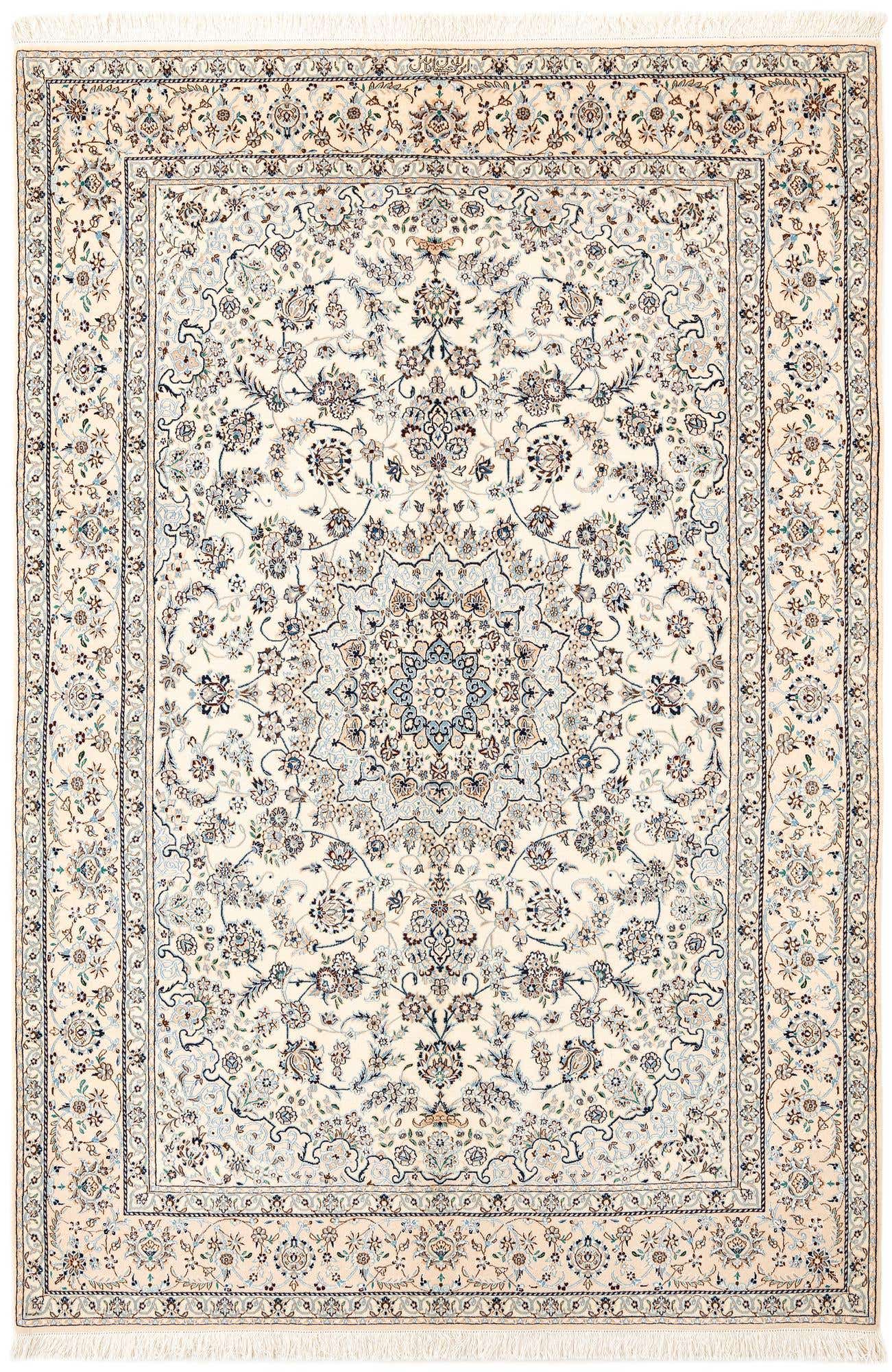 5' 5 x 7' 11 Hand Knotted Nain Rug