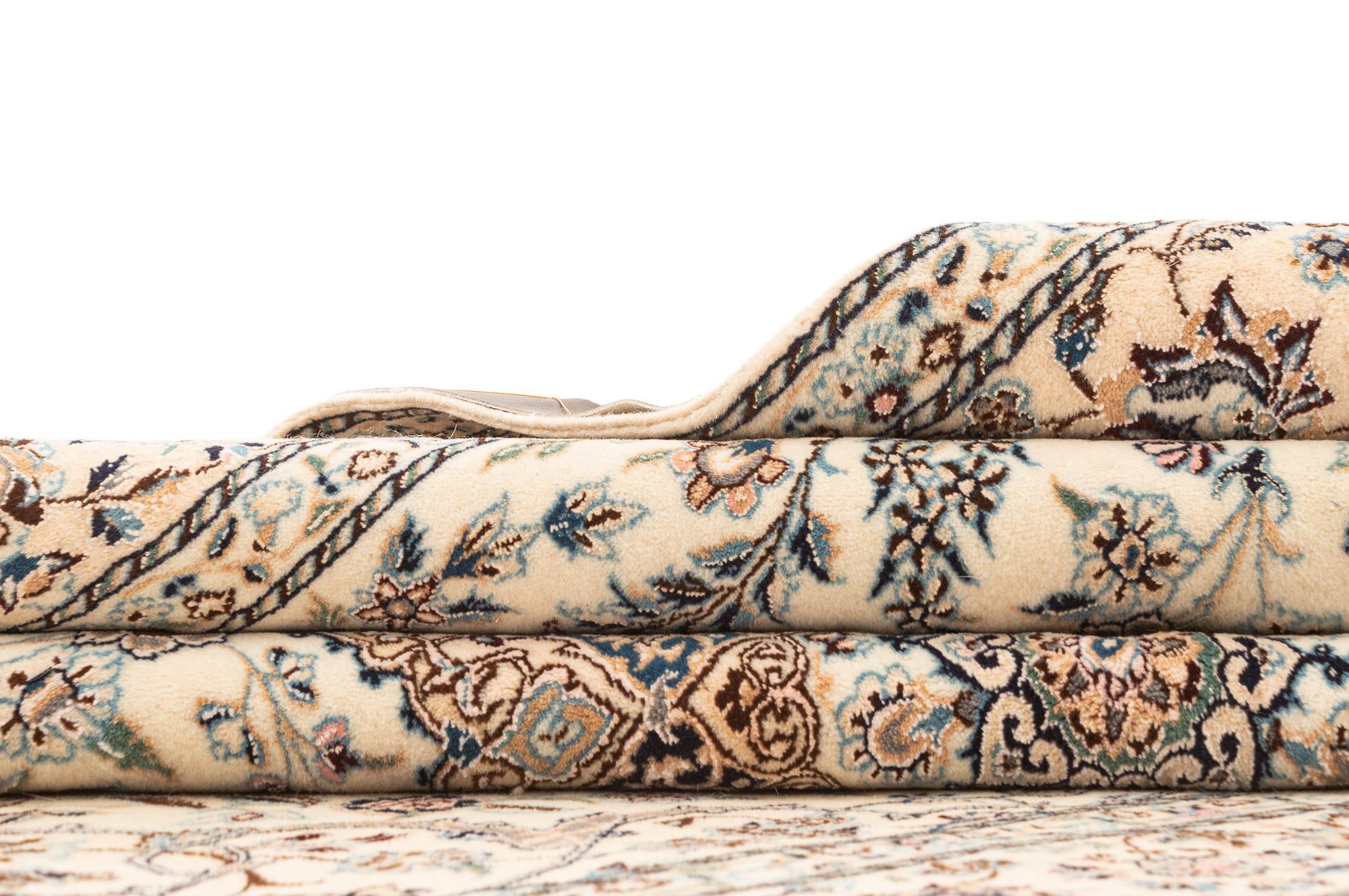 4' 1 x 6' 11 Hand Knotted Nain Rug