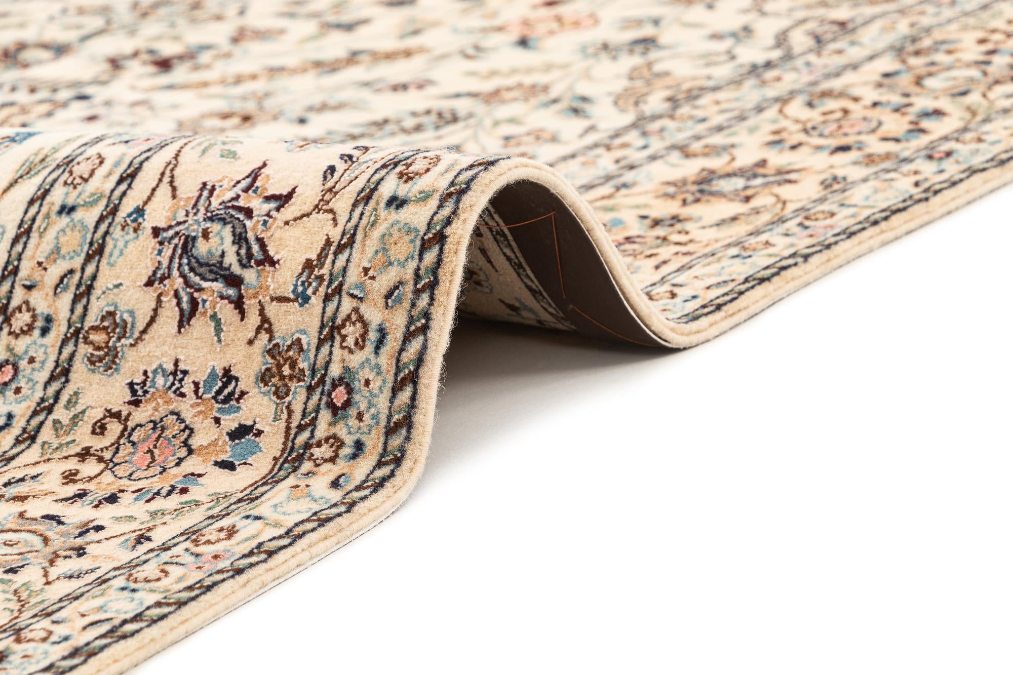 4' 1 x 6' 11 Hand Knotted Nain Rug