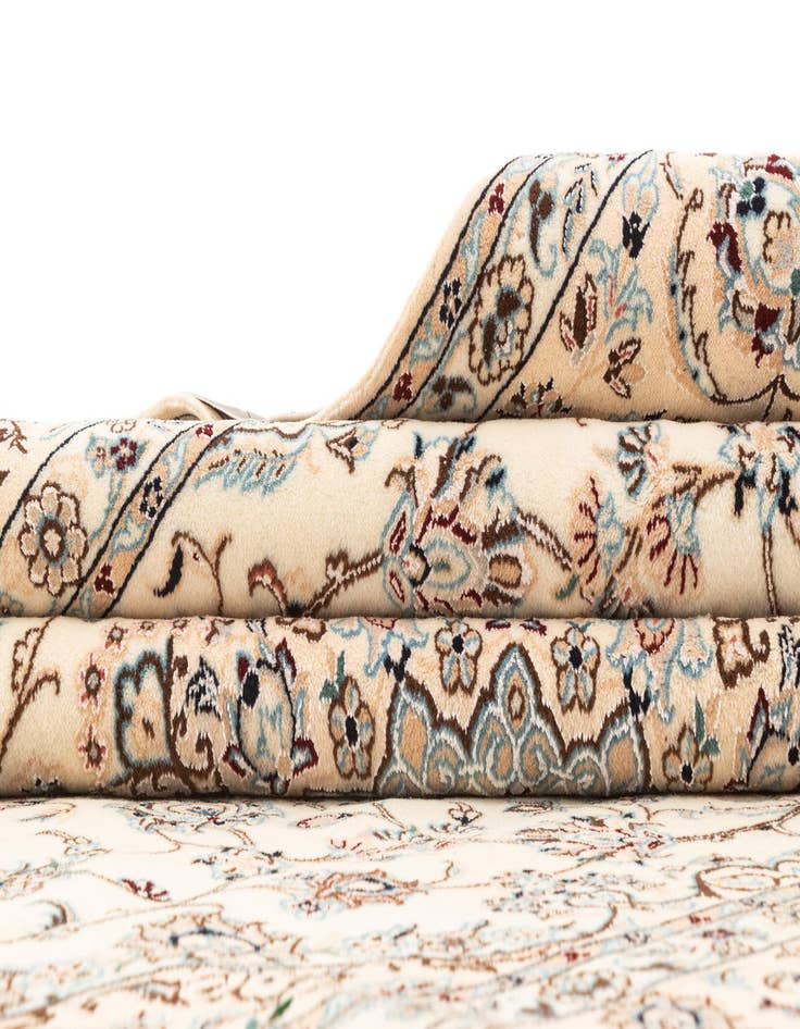 Detail image of 5' 8 x 8' 7 Hand Knotted Nain Rug