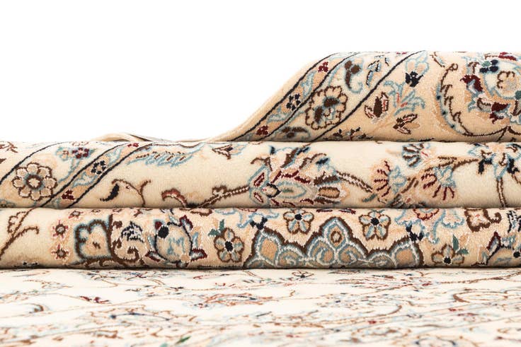 Detail image of 5' 8 x 8' 7 Hand Knotted Nain Rug