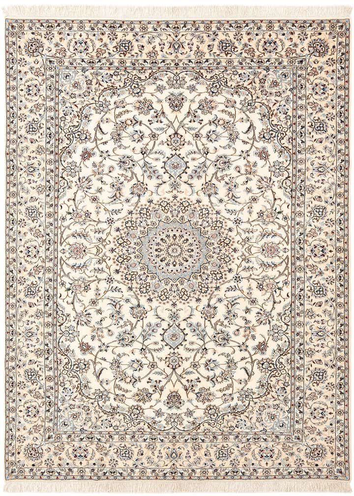 5' 8 x 8' 7 Hand Knotted Nain Rug