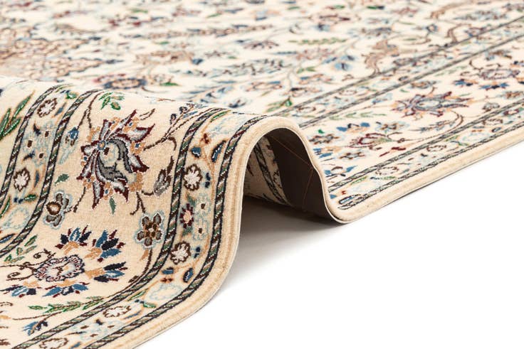 Detail image of 4' 11 x 7' 7 Hand Knotted Nain Rug