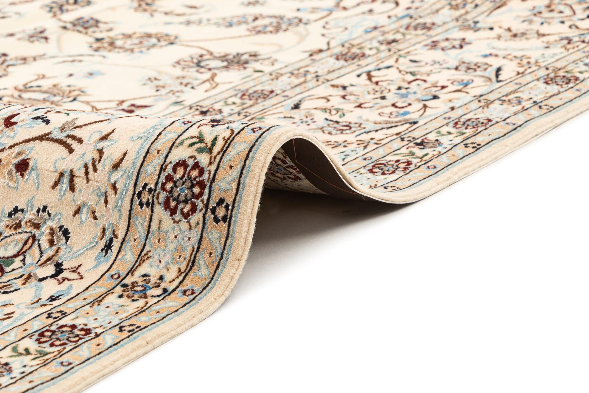 6' 9 x 10' Hand Knotted Nain Rug