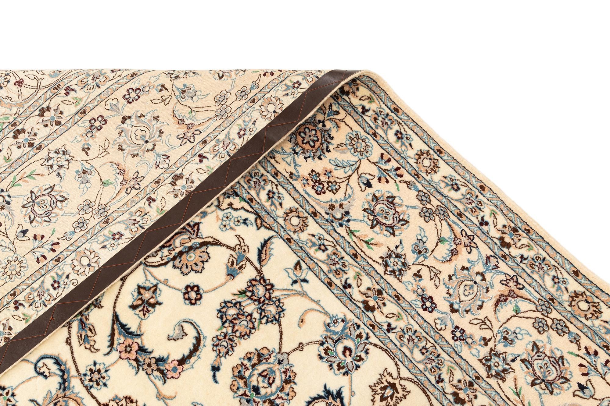 6' 10 x 10' 3 Hand Knotted Nain Rug