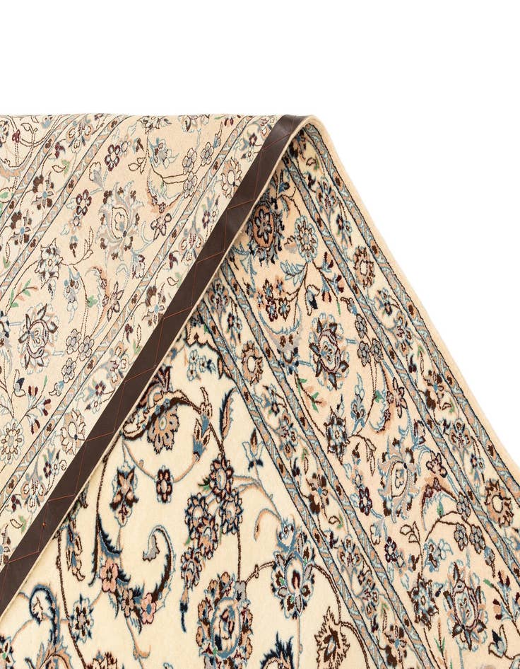 Detail image of 6' 10 x 10' 3 Hand Knotted Nain Rug