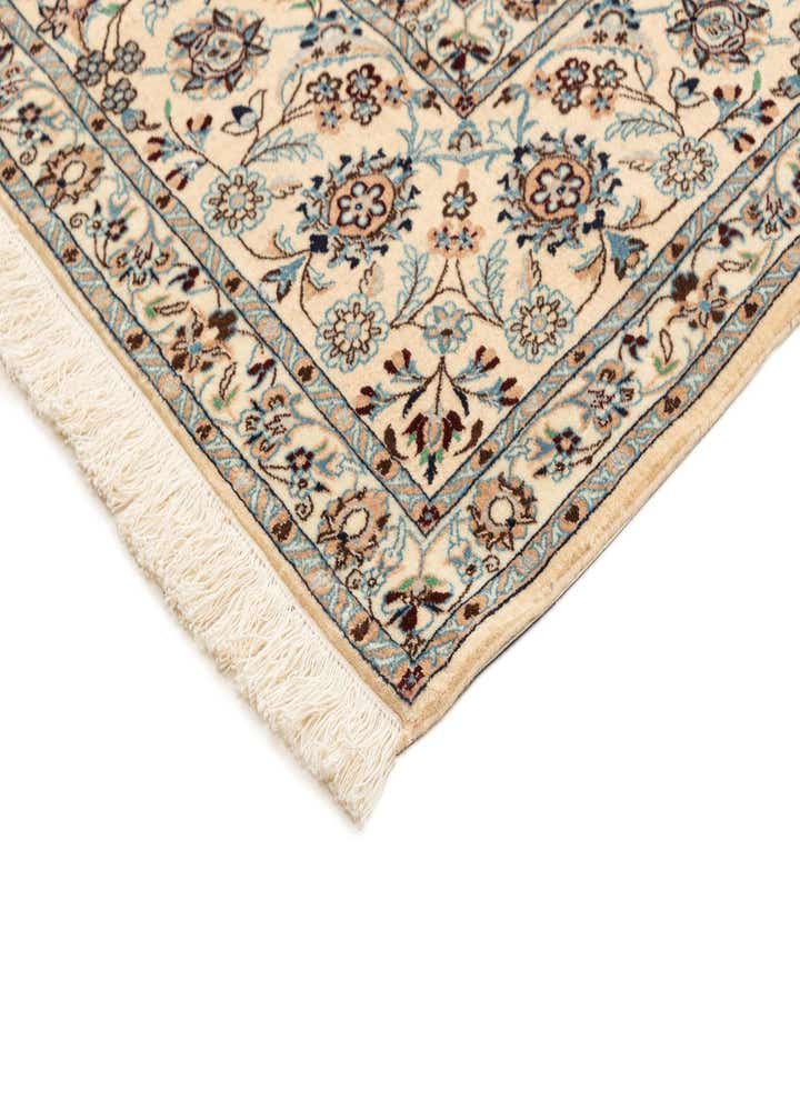 6' 10 x 10' 3 Hand Knotted Nain Rug