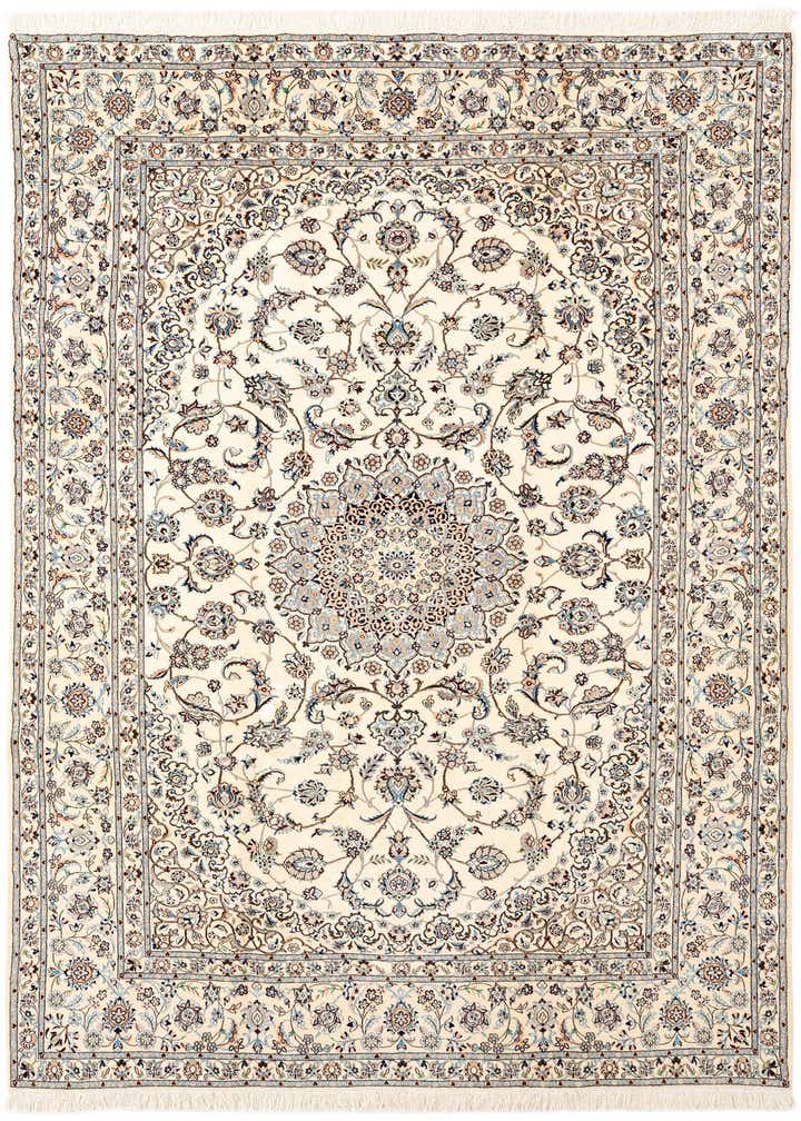 6' 10 x 10' 3 Hand Knotted Nain Rug