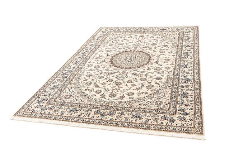 Detail image of 6' 10 x 10' 2 Hand Knotted Nain Rug