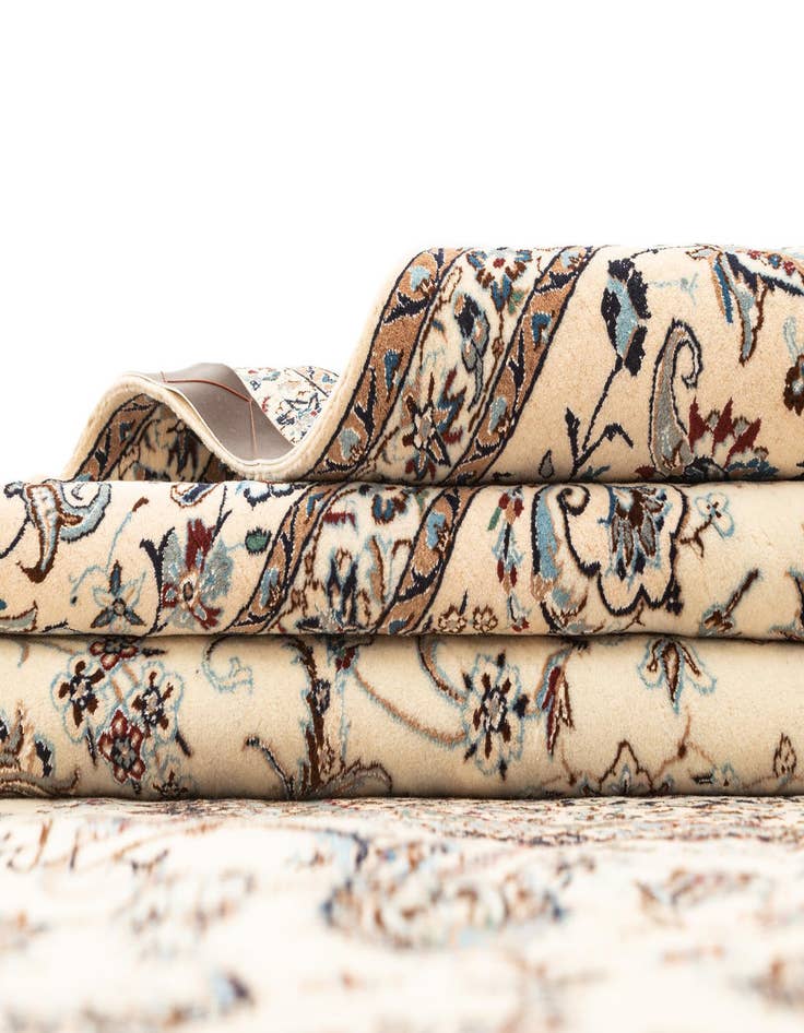 Detail image of 6' 10 x 10' 2  Hand Knotted Nain Rug