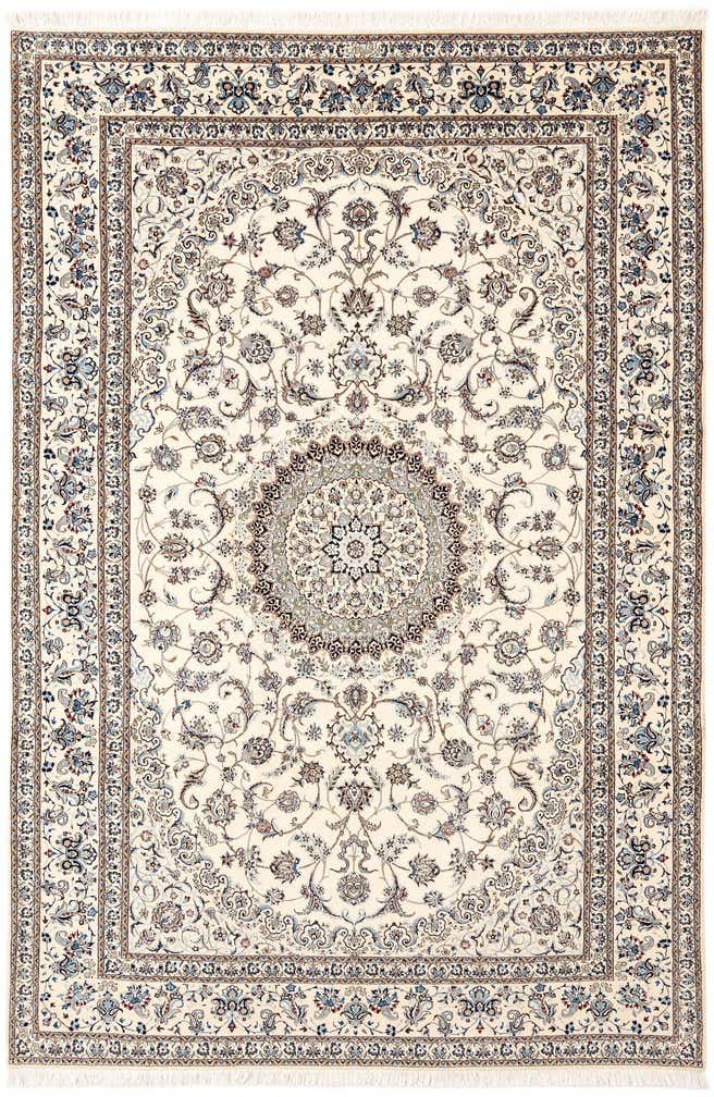 6' 10 x 10' 2 Hand Knotted Nain Rug