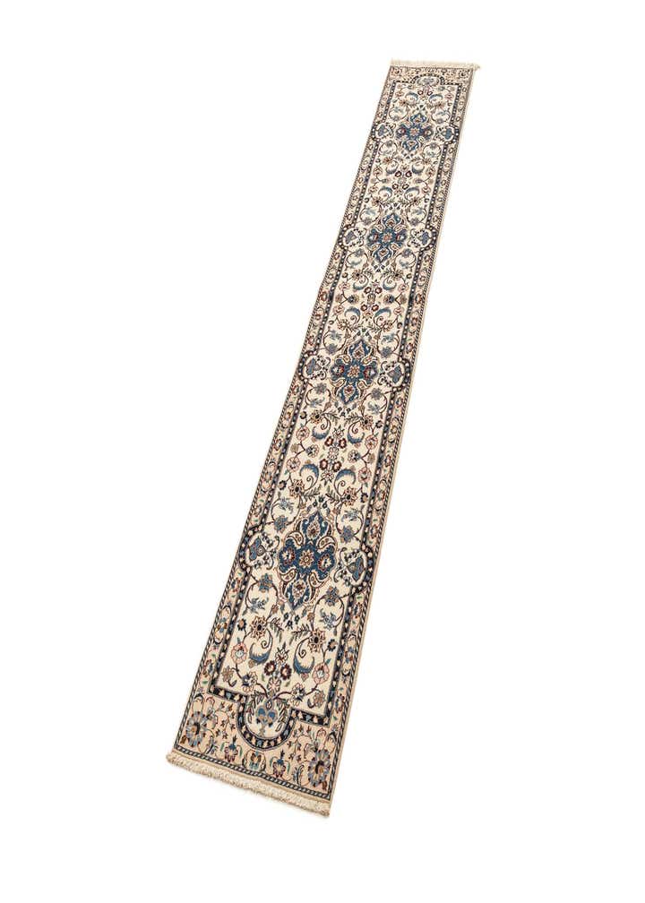 1' 7 x 9' 6 Hand Knotted Nain Rug