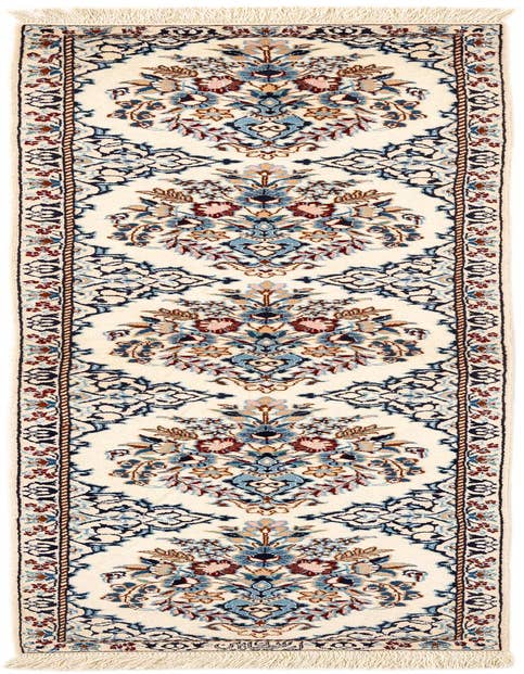 Detail image of 1' 7 x 6' 6 Hand Knotted Nain Rug
