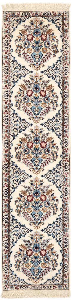 1' 7 x 6' 6 Hand Knotted Nain Rug