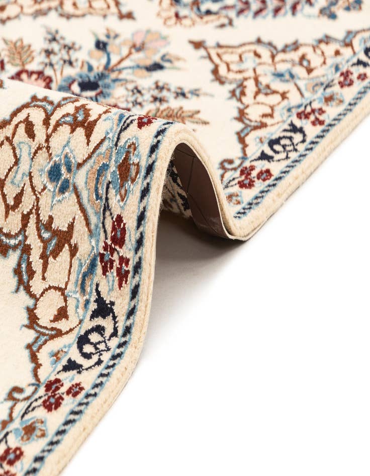 Detail image of 1' 7 x 6' 7  Hand Knotted Nain Rug