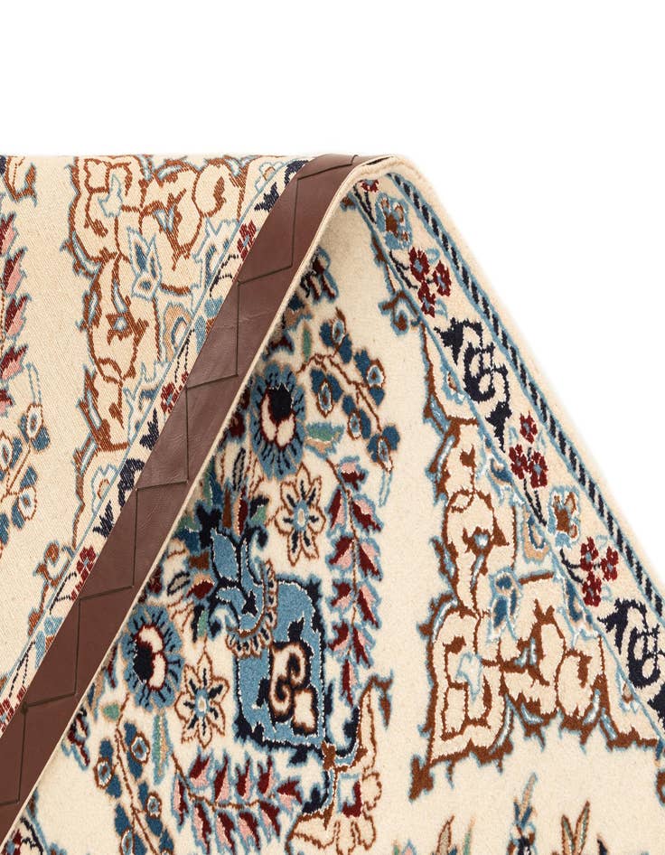 Detail image of 1' 7 x 6' 7  Hand Knotted Nain Rug