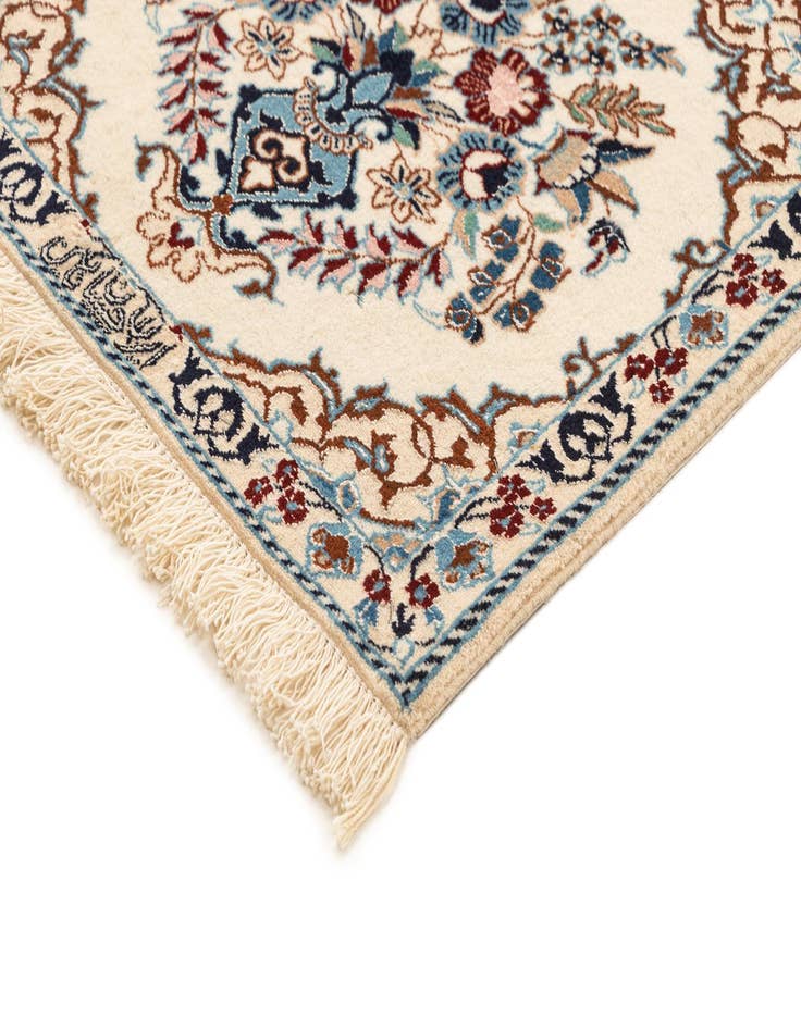 Detail image of 1' 7 x 6' 7  Hand Knotted Nain Rug