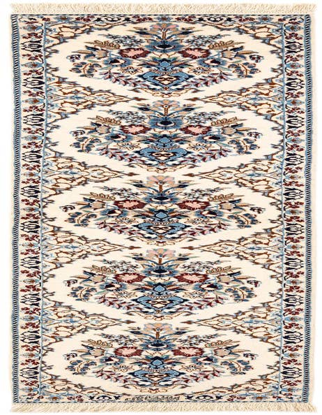 Detail image of 1' 7 x 6' 7 Hand Knotted Nain Rug