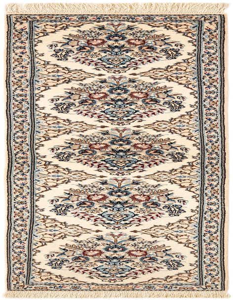 1' 8 x 6' 10 Hand Knotted Nain Rug