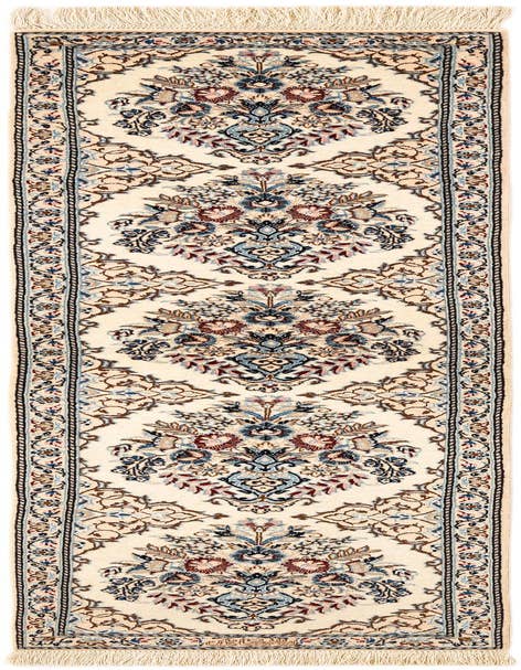 Detail image of 1' 8 x 6' 10 Hand Knotted Nain Rug