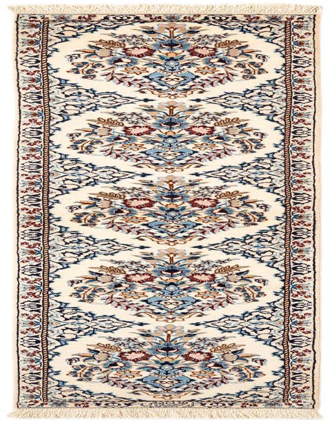 Detail image of 1' 7 x 6' 5 Hand Knotted Nain Rug