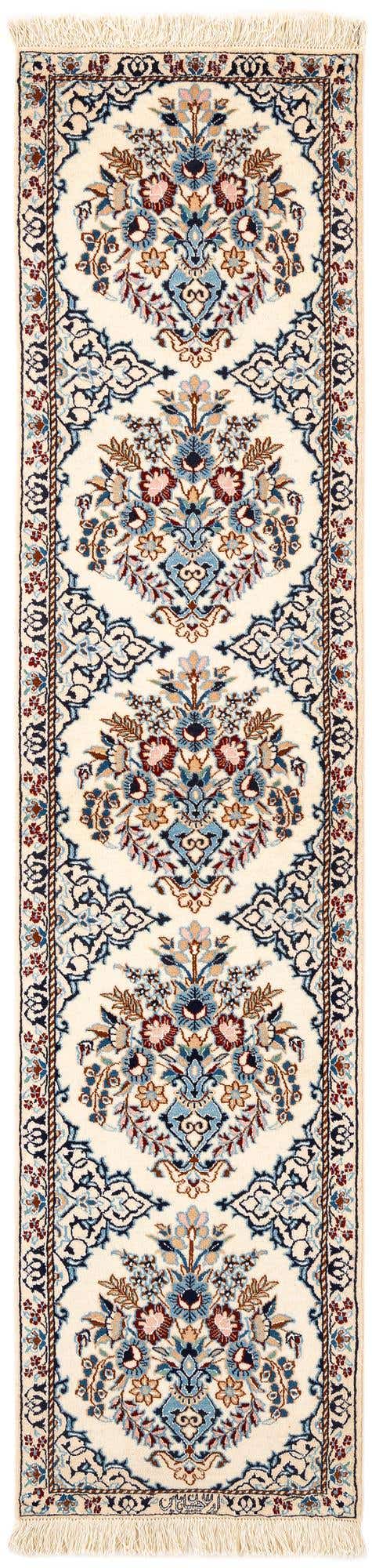 1' 7 x 6' 5 Hand Knotted Nain Rug