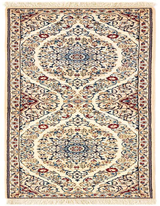 1' 7 x 5' 10 Hand Knotted Nain Rug