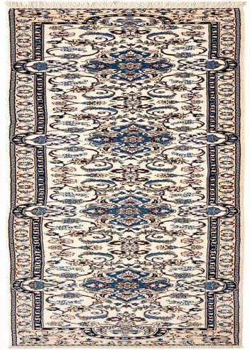 1' 7 x 9' 7 Hand Knotted Nain Rug