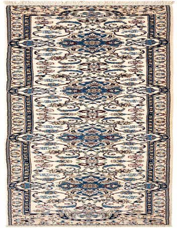 1' 7 x 9' 7 Hand Knotted Nain Rug