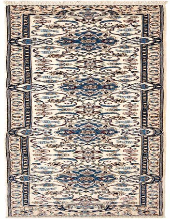 Detail image of 1' 7 x 9' 7 Hand Knotted Nain Rug
