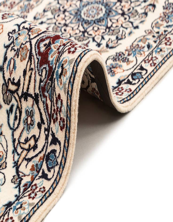 Detail image of 1' 8 x 9' 7 Hand Knotted Nain Rug