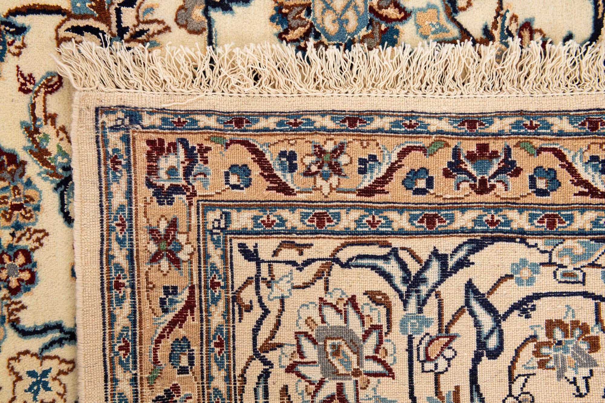 8' 3 x 11' 2 Hand Knotted Nain Persian Rug