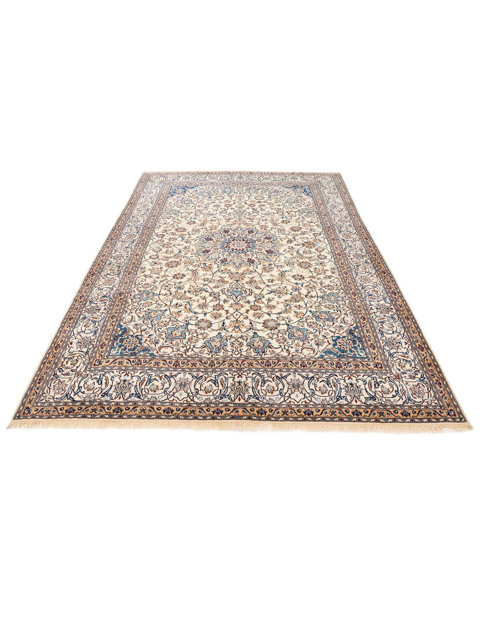 8' 3 x 11' 2 Hand Knotted Nain Persian Rug