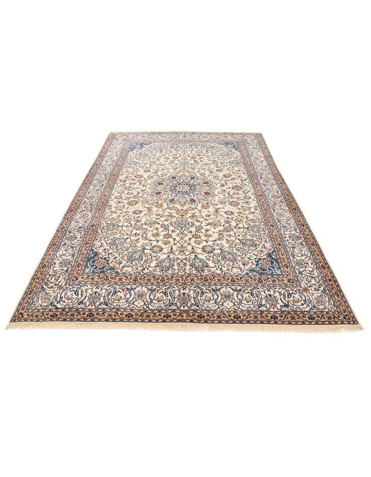 Detail image of 8' 3 x 11' 2 Hand Knotted Nain Persian Rug