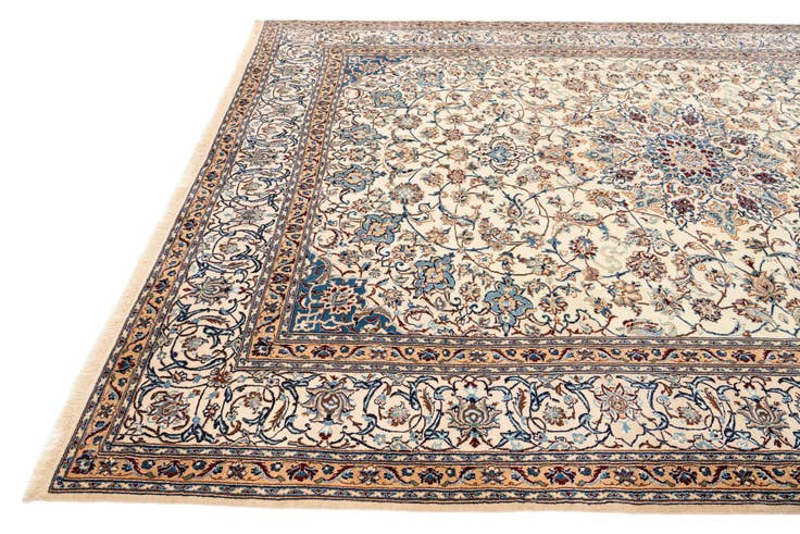 Detail image of 8' 3 x 11' 2 Hand Knotted Nain Persian Rug