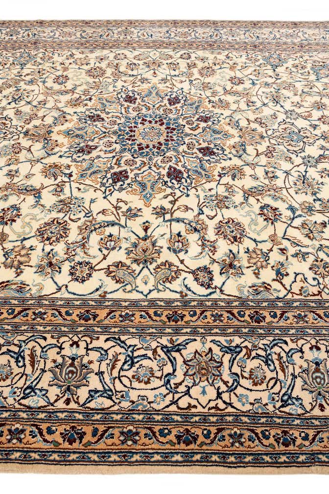 8' 3 x 11' 2 Hand Knotted Nain Persian Rug