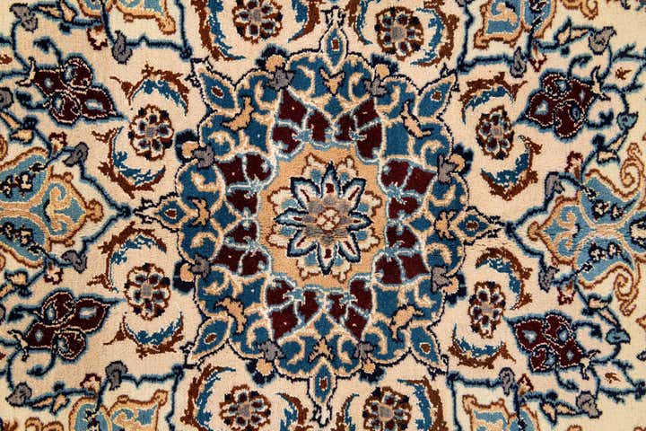 8' 3 x 11' 2 Hand Knotted Nain Persian Rug