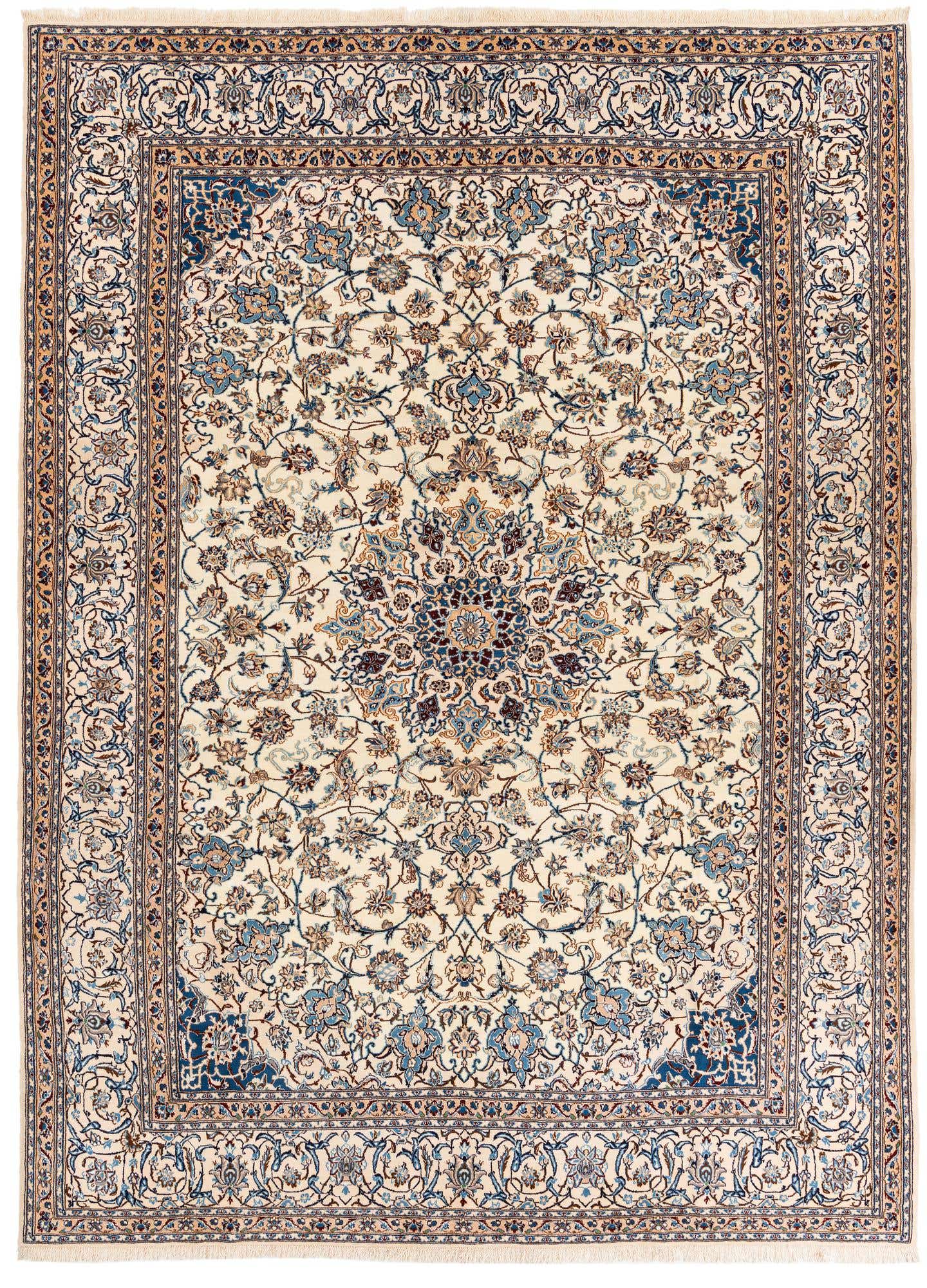 8' 3 x 11' 2 Hand Knotted Nain Persian Rug