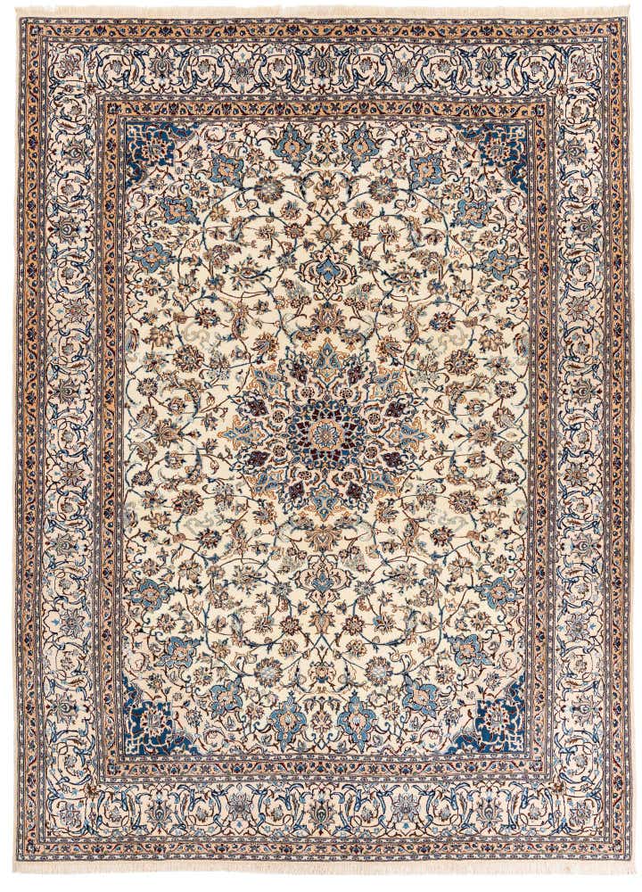 8' 3 x 11' 2 Hand Knotted Nain Persian Rug