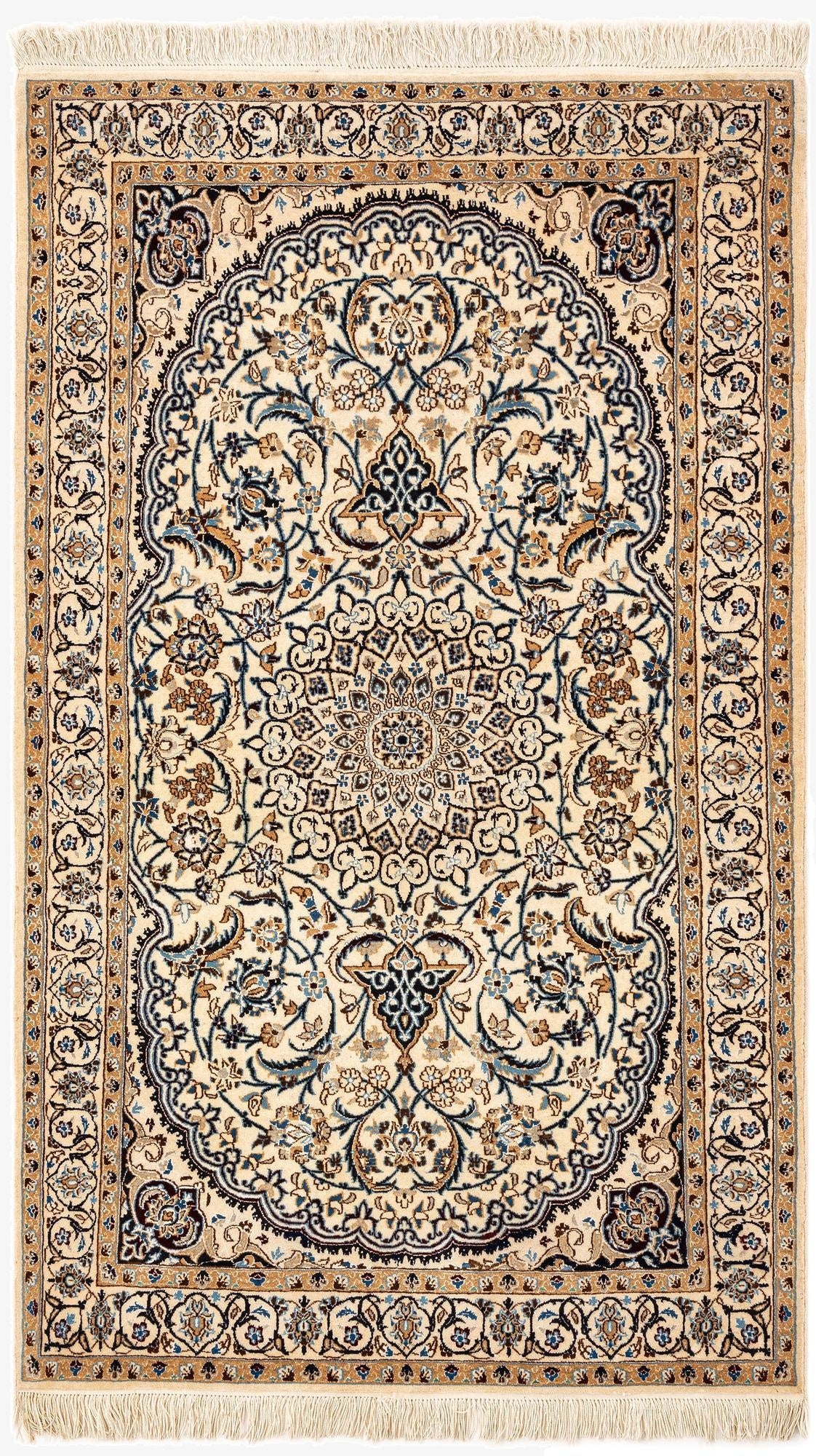 3' x 5' 1  Hand Knotted Nain Rug