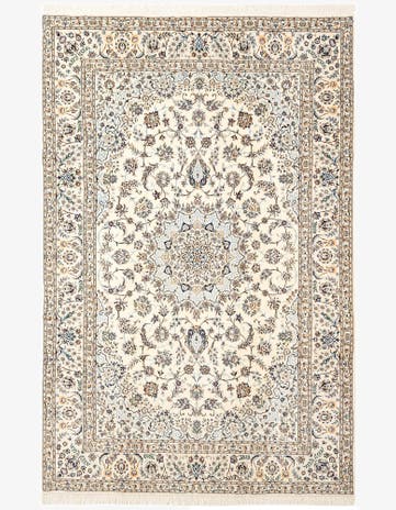 6' 10 x 10' 3 Hand Knotted Nain Rug